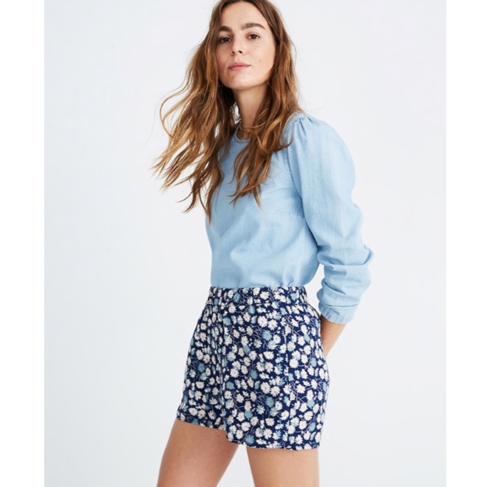 Madewell French Floral Shorts XS Like New